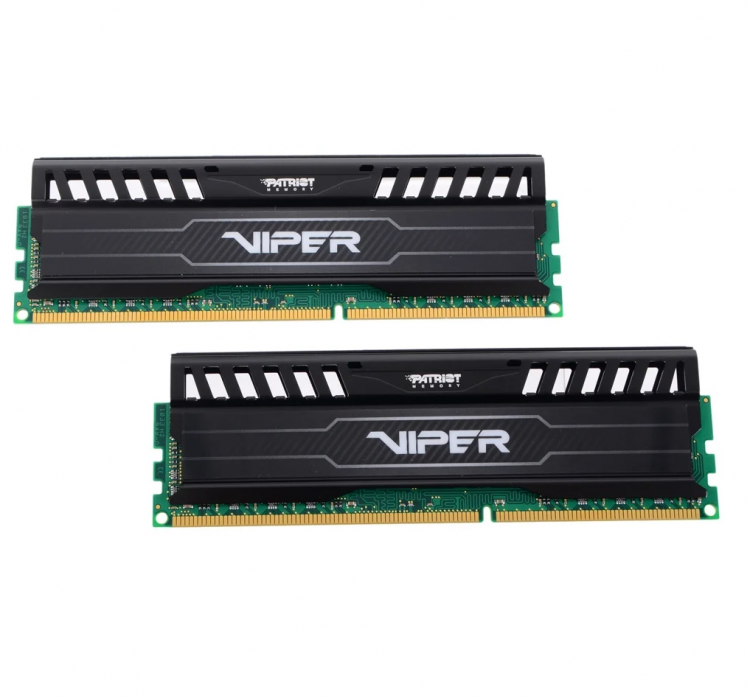 Оперативная память Patriot Memory VIPER 3 16 ГБ (8 ГБ x 2 шт.) DDR3 1600 МГц DIMM CL10 PV316G160C0K, OEM