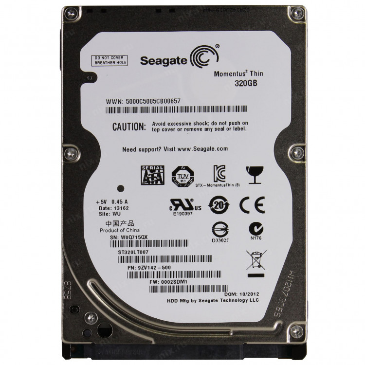 Seagate Momentus 320 GB ST320LT007