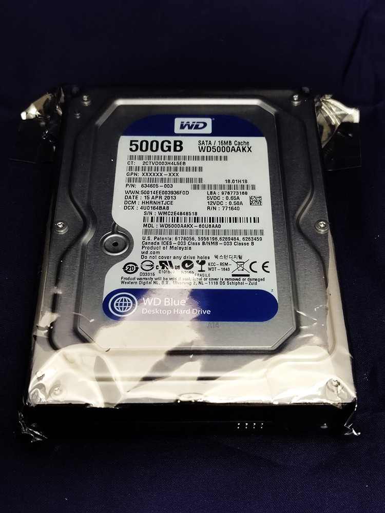 Жесткий диск Western Digital WD5000AAKX, 500 Гб