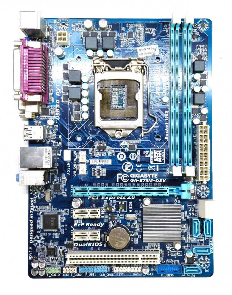 Материнская плата GIGABYTE GA-B75M-D3V