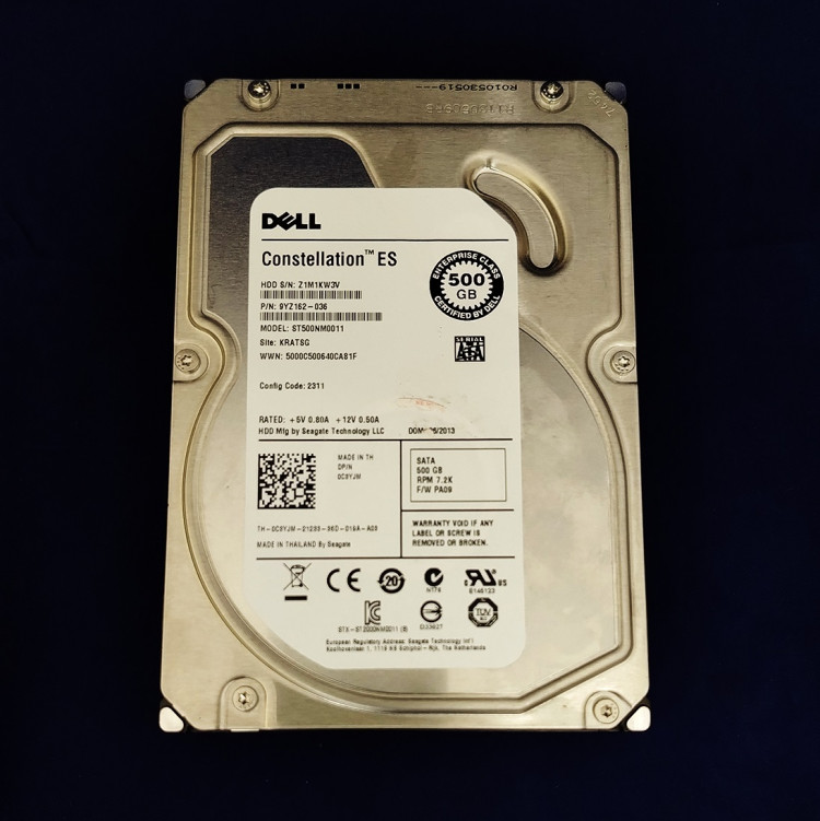 Жесткий диск Seagate Constellation 500 GB ST500NM0011, 500 Гб, 64 МБ, 7200 об/мин.