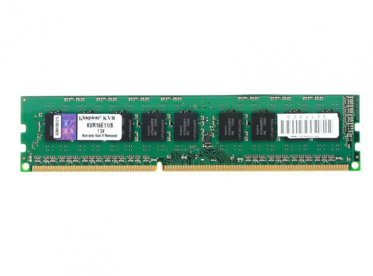 Оперативная память Kingston ValueRAM 8 ГБ DDR3 1600 МГц DIMM CL11 KVR16E11/8, OEM