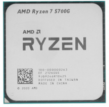 Процессор AMD Ryzen 7 5700G AM4, 8 x 3800 МГц, OEM