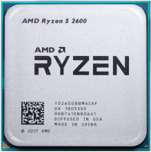 Процессор AMD Ryzen 5 2600 AM4, 6 x 3400 МГц, OEM