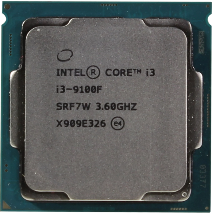 Intel Core i3-9100F LGA1151 v2, 4 x 3600 МГц, BOX