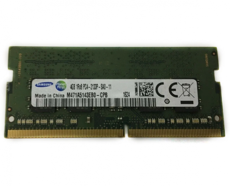 Оперативная память Samsung 4 ГБ DDR4 2133 МГц SODIMM CL15 M471A5143EB0-CPB