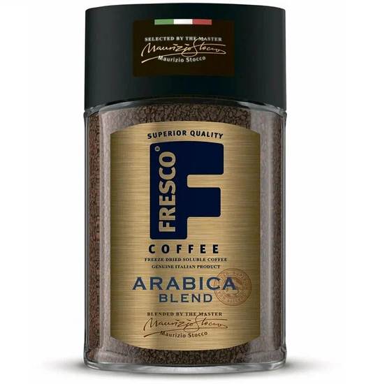 Кофе растворимый Fresco Arabica Blend, стеклянная банка, 100 г