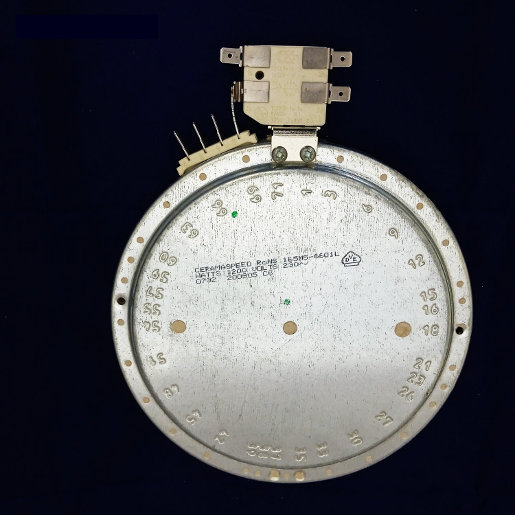Конфорка электро-керамическая 230V 1200W CERAMASPEED 165M5-6601L для стеклокерамических плит