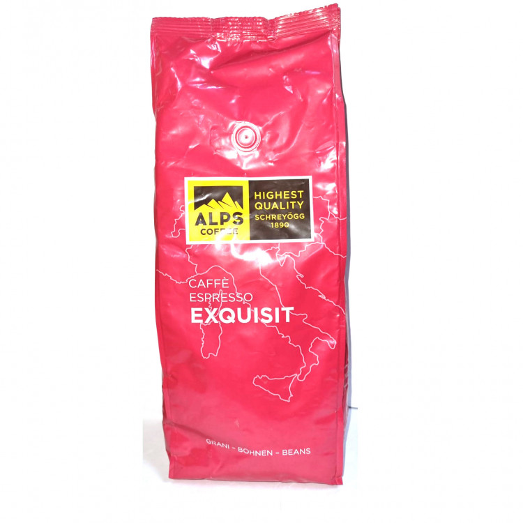 Кофе в зернах Alps Coffee Espresso Exquisit, 1 кг