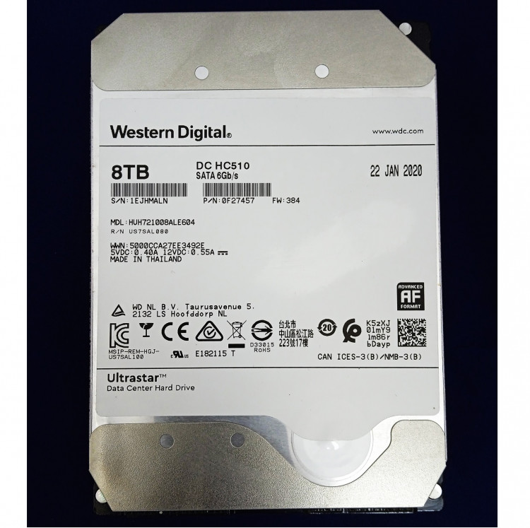 Жесткий диск Western Digital HUH721008ALE604, 8Тб