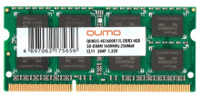 Qumo 4 ГБ DDR3L 1600 МГц SODIMM CL11 QUM3S-4G1600K11L