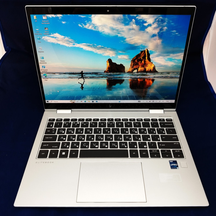 Ноутбук HP EliteBook x360 830 G9 13.3" 1920х1200 IPS, Intel Core i5 1245U 1.7ГГц, 10-ядерный, 16ГБ DDR5, 256ГБ SSD, Intel Iris Xe graphics, Windows 10 Professional, серебристый