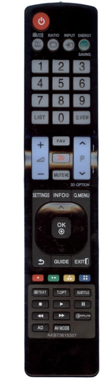 Пульт Huayu AKB73615307 3D для телевизора LG