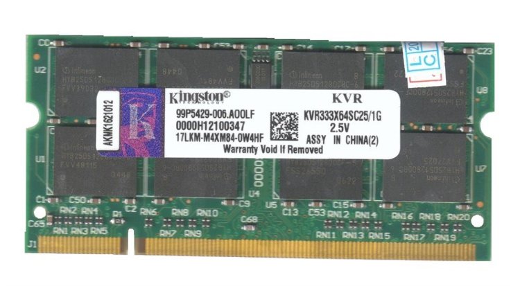 Оперативная память Kingston KVR333X64SC25/1G