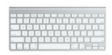 Apple A1314 Wireless Keyboard White Bluetooth