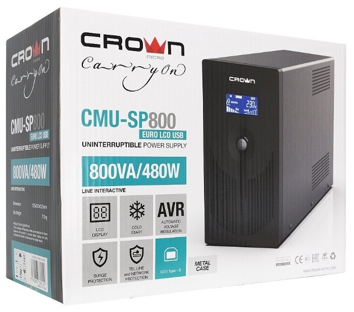 CROWN MICRO CMU-SP800 Euro LCD USB