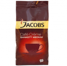 Кофе в зернах Jacobs Caffe Creme Bankett Medium, 1 кг.