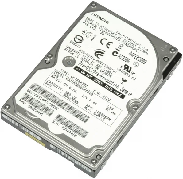 Жесткий диск HGST huc103030css600, 2.5", SAS, 300Гб