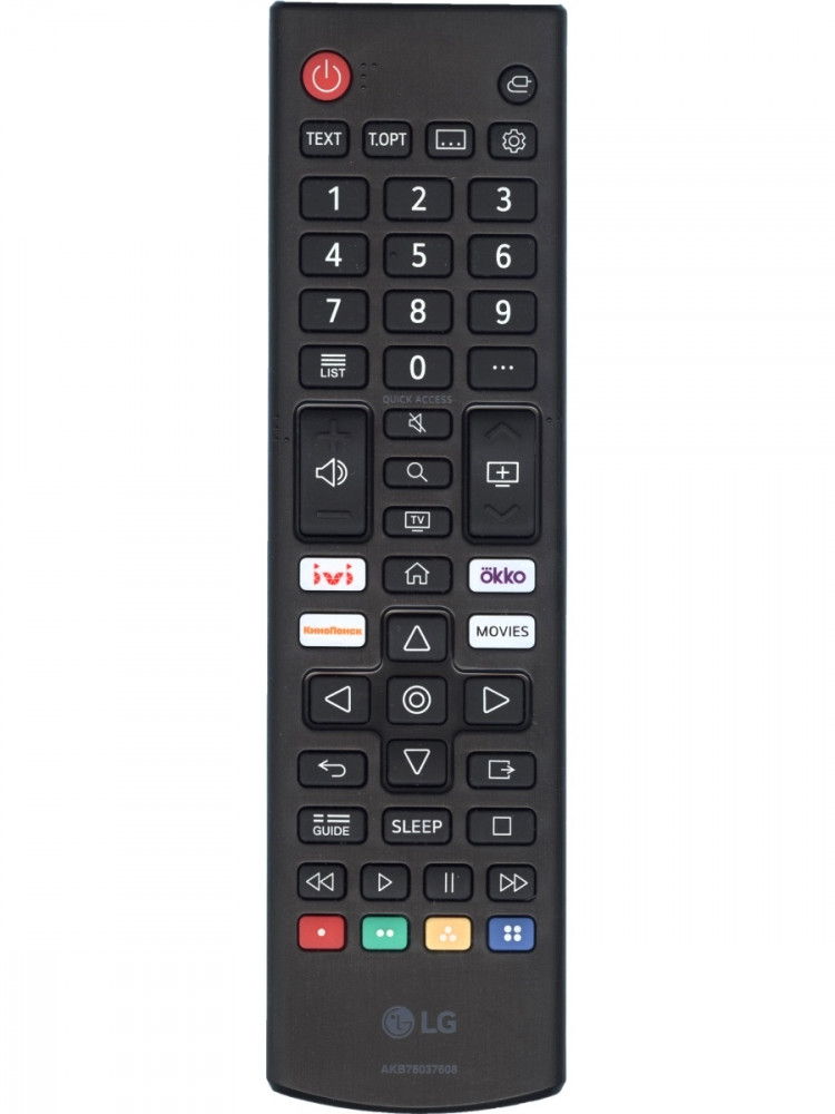 Пульт ДУ LG AKB76037608, черный