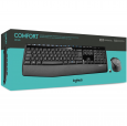 Комплект из беспроводных клавиатуры и мыши Logitech MK345 Comfort, черный