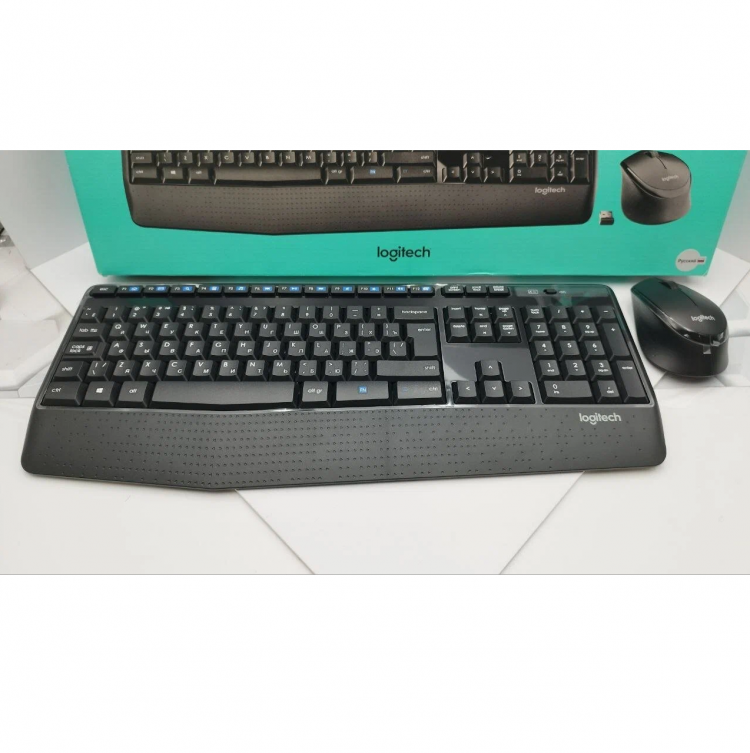 Комплект из беспроводных клавиатуры и мыши Logitech MK345 Comfort, черный