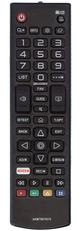 Пульт Huayu AKB75675312 для телевизора LG