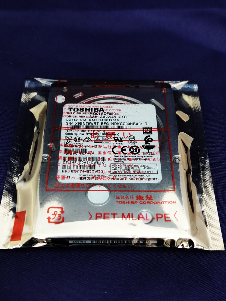 Жесткий диск Toshiba MQ01ACF050, 500 Гб