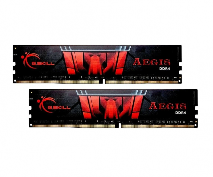Оперативная память G.SKILL Aegis 16 ГБ (8 ГБ x 2 шт.) DDR4 3000 МГц DIMM CL16 F4-3000C16D-16GISB