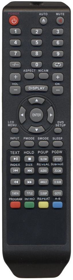 Пульт ДУ Huayu (Hyundai) H-LCDVD3200S для tv+dvd Supra