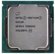 Процессор Intel Pentium Gold G5420 LGA1151 v2, 2 x 3800 МГц, OEM