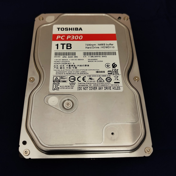 Жесткий диск Toshiba 1ТБ HDWD110UZSVA