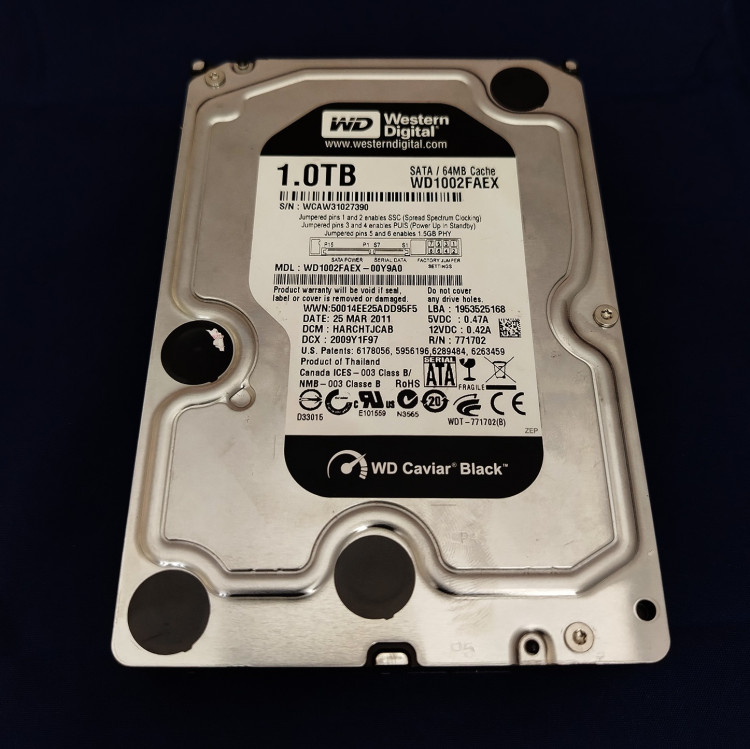Жесткий диск Western Digital 1ТБ WD1002FAEX