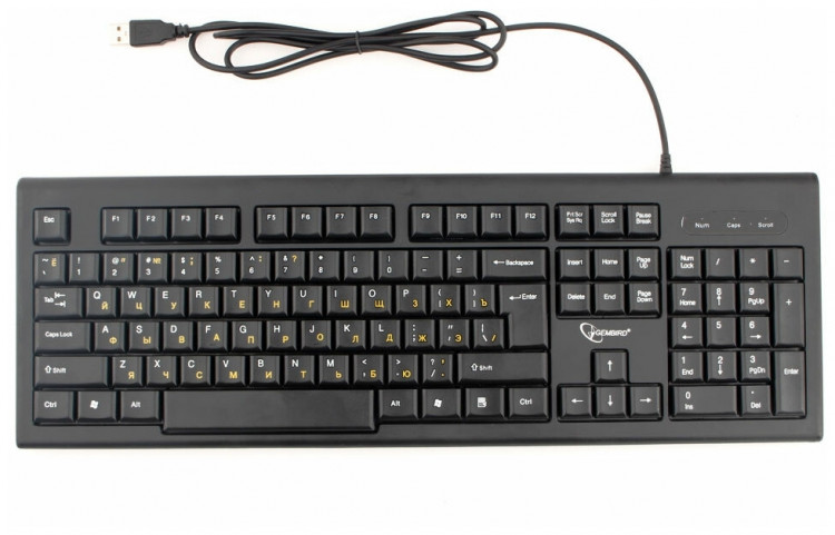 Клавиатура Gembird KB-8354U-BL Black USB