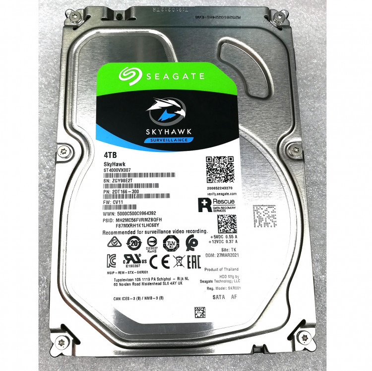 Жесткий диск Seagate SkyHawk ST4000VX007, 4ТБ