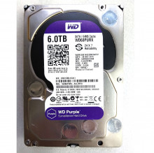 Жесткий диск Western Digital WD Purple WD60PURX, 6000 Гб, 64 МБ, 5400 об/мин.