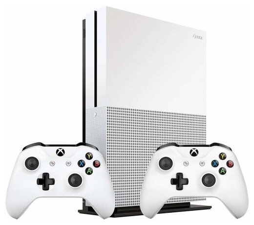 Microsoft Xbox One S 1 ТБ с двумя геймпадами