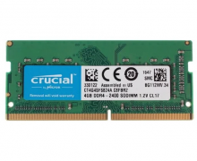 Оперативная память Crucial 4 ГБ DDR4 2400 МГц SODIMM CL17 CT4G4SFS824A