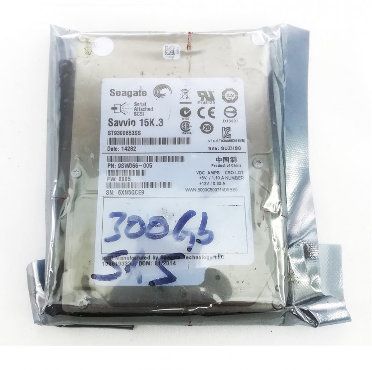 Жесткий диск Seagate ST9300653SS, 2.5",SAS,300 Гб 