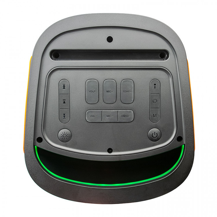 Акустическая колонка DIALOG Oscar AO-300, 80WRMS, Караоке с беспр. микр, BT+FM+USB+SD+LED
