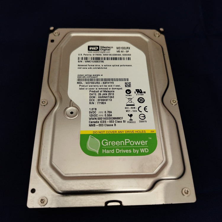 Жесткий диск Western Digital 1 TB WD AV-GP WD10EURX