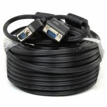 Кабель VGA Premium Cablexpert, 20 метров, 20M/20M, двойное экранирование, ферритовые кольца