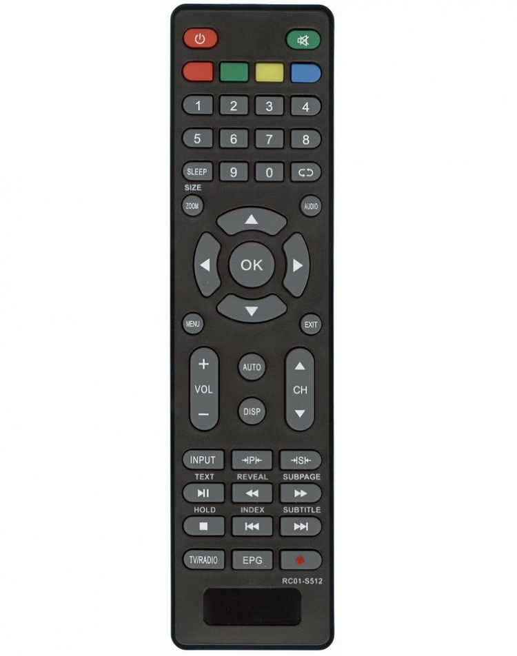 Пульт ДУ Huayu RC01-S512, черный