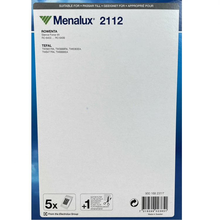 Мешок для пылесоса Menalux 2112, комплект 5 шт.