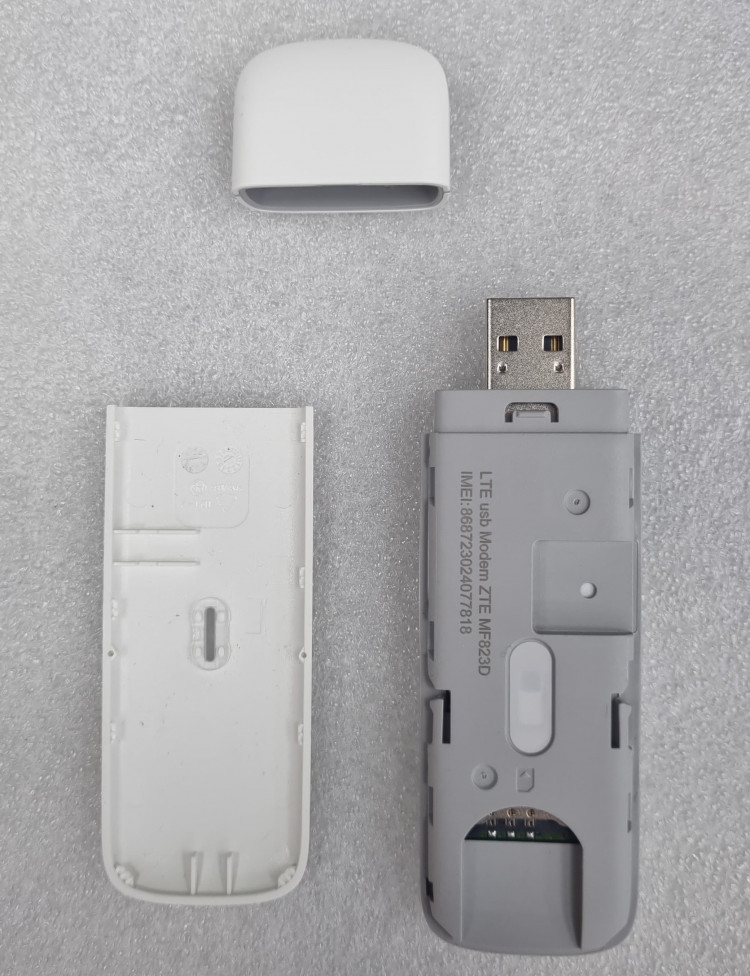 Внешний модем 4G LTE ZTE MF823D, 2G/3G/4G, 800/900/1800/2100/2600Mhz, 100Мб/с