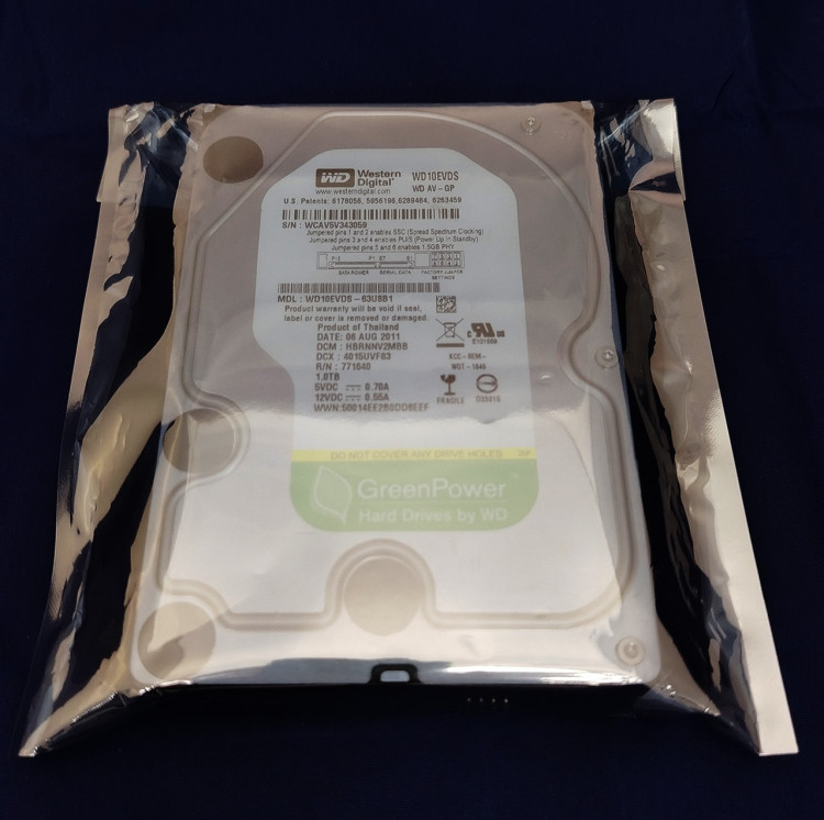 Жесткий диск Western Digital WD AV-GP 1 TB WD10EVDS
