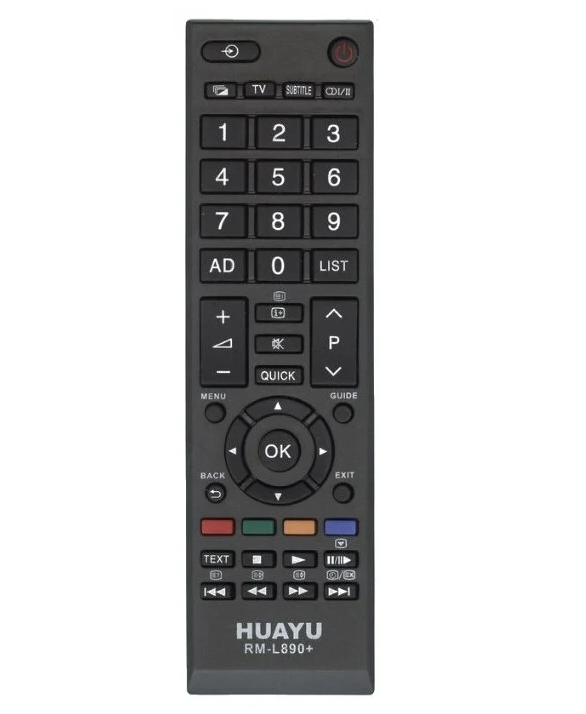 Пульт ДУ Huayu RM-L890+, черный