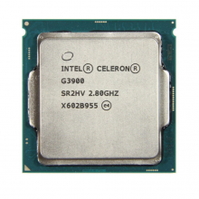 Процессор Intel Celeron G3900 LGA1151, 2 x 2800 МГц, OEM
