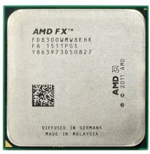Процессор AMD FX8300 Socket AM3+ 8 ядер 8 потоков до 4,2ГГц 95Вт OEM