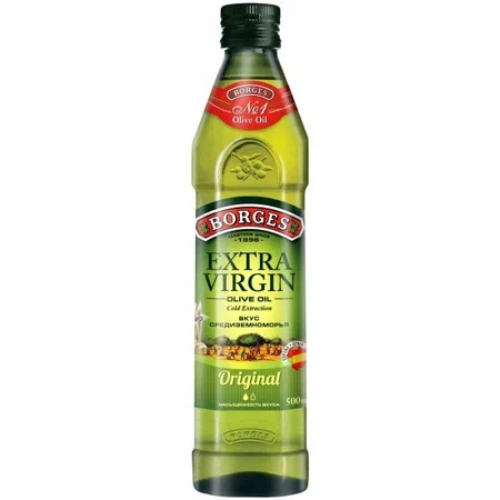 Масло оливковое BORGES Extra Virgin нерафинированное первого отжима 0,5л.