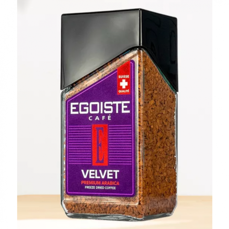 Кофе растворимый Egoiste Special Velvet сублимированный, стеклянная банка, 95 г